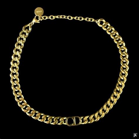 dior cuban choker|christian Dior necklace women.